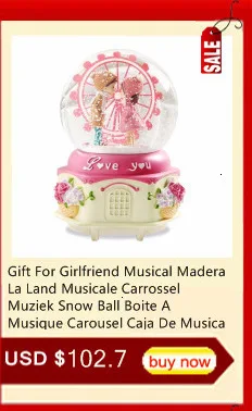 Musicali Musique Muziekdoos подарок Caixa Presente Muziek механизм Carrusel снежный шар музыкальный Caja De Musica карусель музыкальная шкатулка
