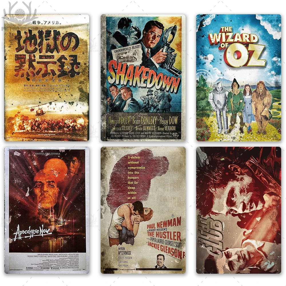 Классическая Металлическая вывеска из фильма металлическая винтажная жестяная