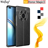 for honor magic3 case for honor magic 3 magic3 bumper rubber housings leather silicone back case for honor magic3 pro plus cover