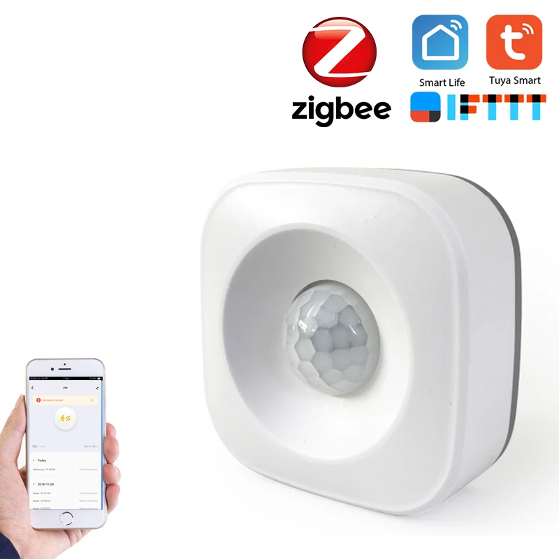 Tuya Zigbee/Wifi PIR детектор движения приложение Push-оповещение сообщение нарушитель Wifi