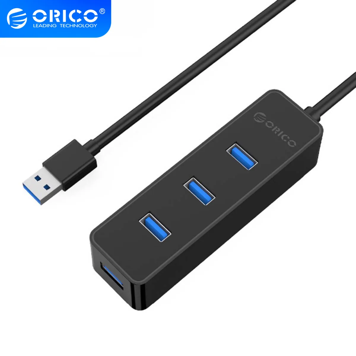 Портативный ультрабук ORICO высокоскоростной концентратор с 4 портами USB 3 0 и
