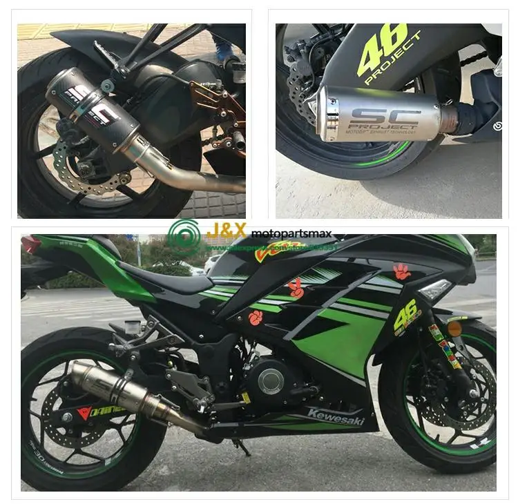 61 мм 51 внутренний универсальный глушитель для мотоцикла глушители выхлопная