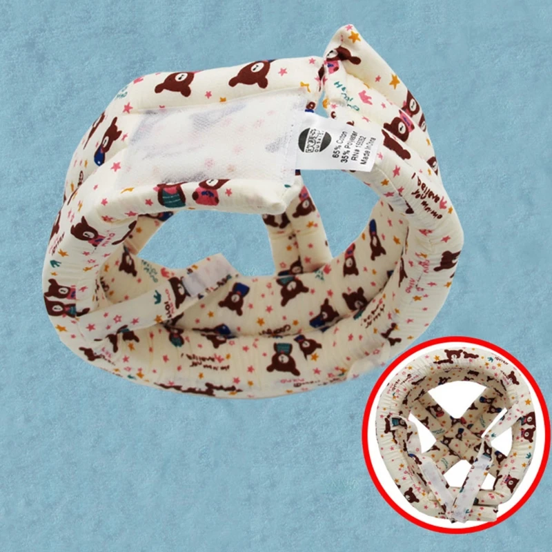 Регулируемая безопасная детская шапка головной убор для маленьких детей