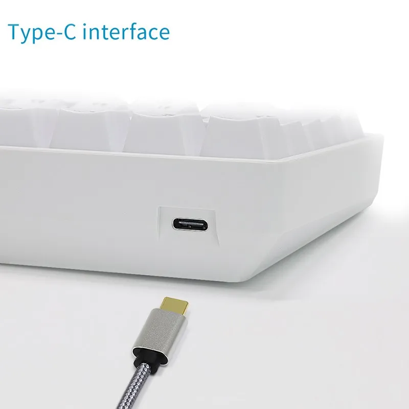 Механическая игровая клавиатура SKYLOONG GK68 с 68 клавишами проводное USB соединение