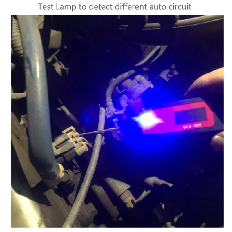 

Car Digital LCD Circuit Voltage Tester Light Testing Pen Detector Tool Useful