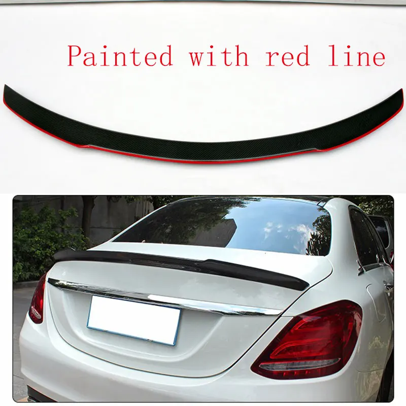 Стильный задний спойлер из углеродного волокна FD краска для крыла багажника с