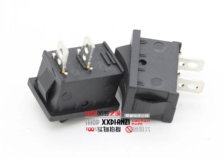 Средний Кулисный Переключатель KCD117 2 ножной переключатель в форме лодки ножки