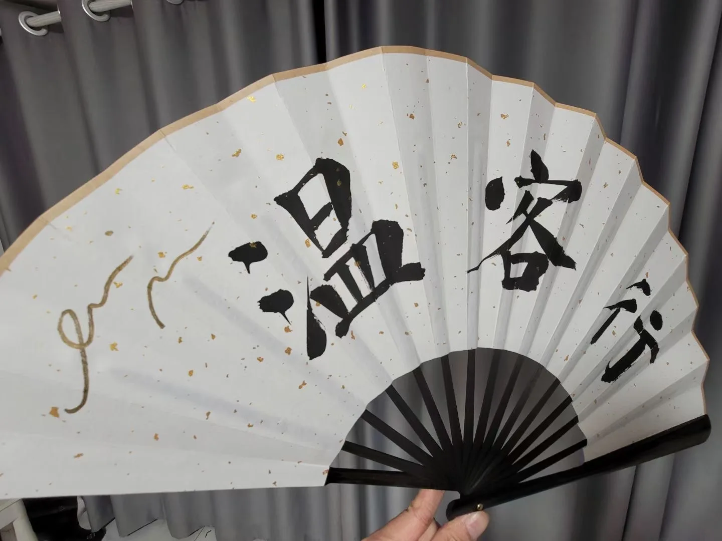hand signed WORD OF HONOR Shan He Ling Gong Jun Wen Ke Xing autographed fan 10 inches 032021 | Дом и сад