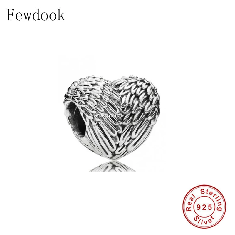 Подходят для оригинального браслета искусственные серебряные крылья ангела