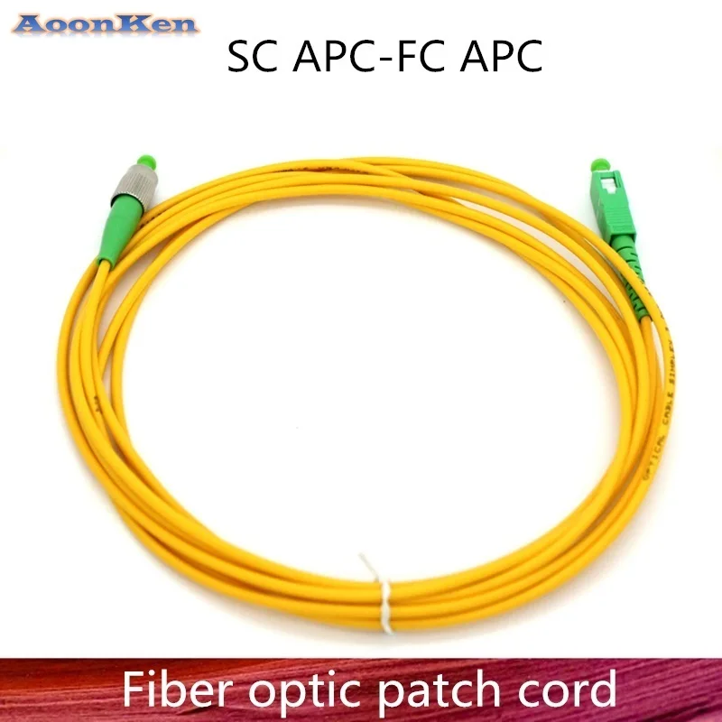 SC/APC к FC/APC Волоконно-оптический патч-корд кабель диаметром 1 м/3 м/5 м/10 м/20 м/30 м