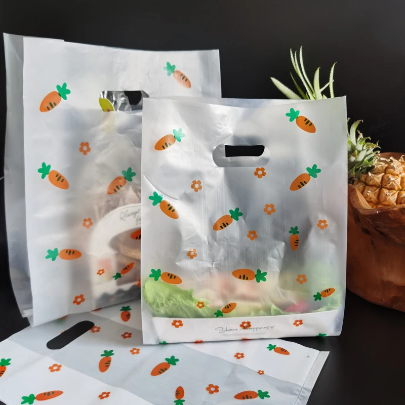 

50 шт., пластиковые пакеты в виде моркови