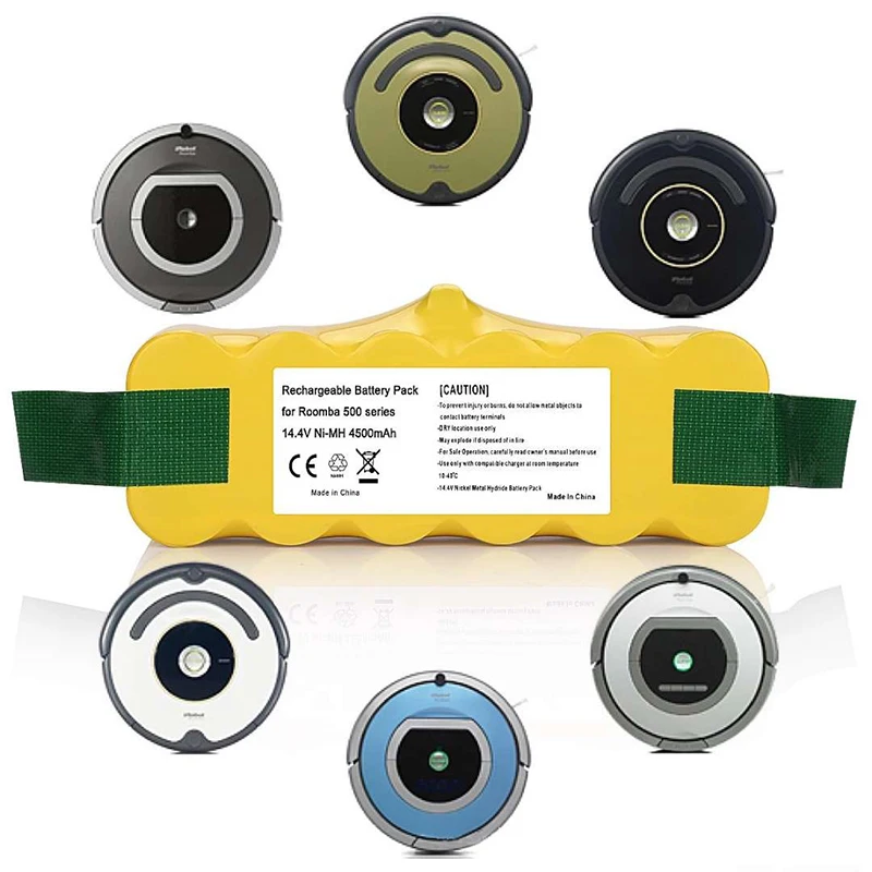 Аккумулятор 3500/4500/6000/8000 мАч для робота пылесоса Irobot Roomba серии 620 650 700 770 780 800 500 600