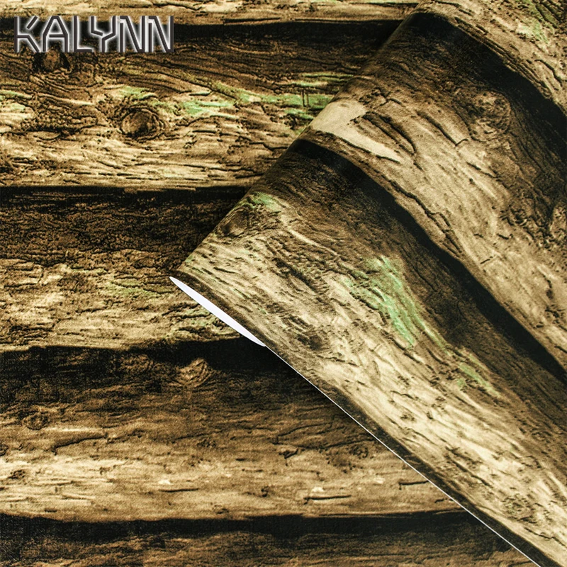 Виниловые самоклеящиеся обои 3D с кабиной 6 м * 45 см пилинг и клейкая бумага для