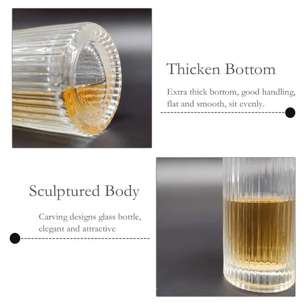 Римская колонна горькая бутылка для коктейлей 140 мл стеклянная Dahs стандартная