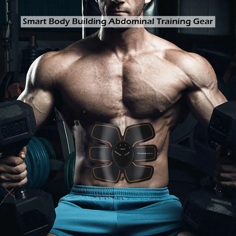 Стимулятор мышц живота тренажер EMS оборудование для фитнеса тренировки