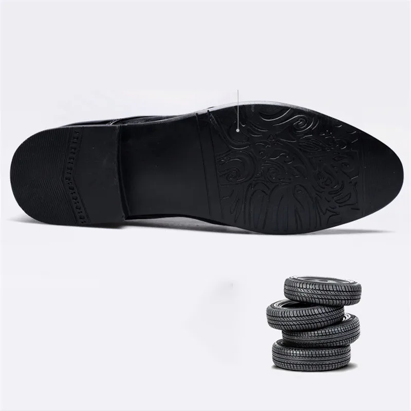 Туфли мужские классические деловые элегантные туфли оксфорды без застежки для