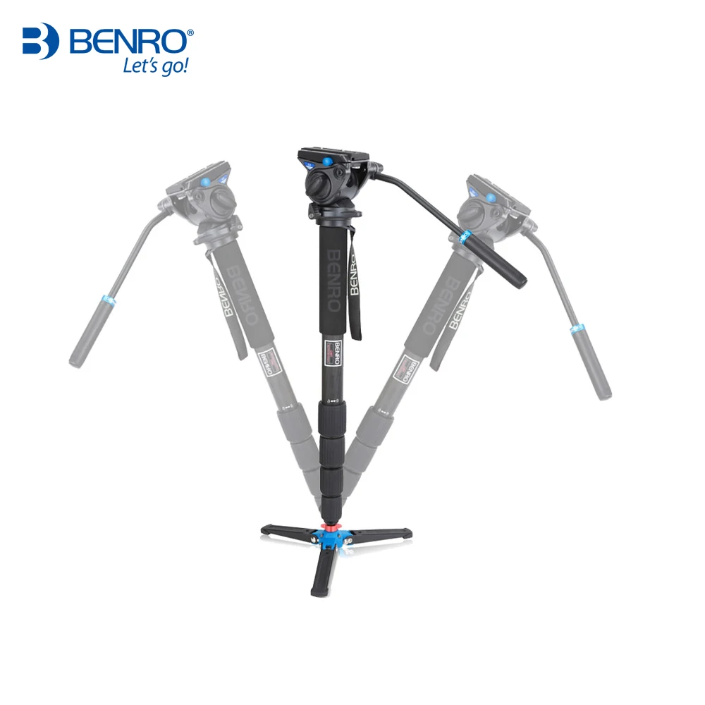 Комплект моноподов Benro C49TDS4 подставки из углеродного волокна для видеокамер DSLR с