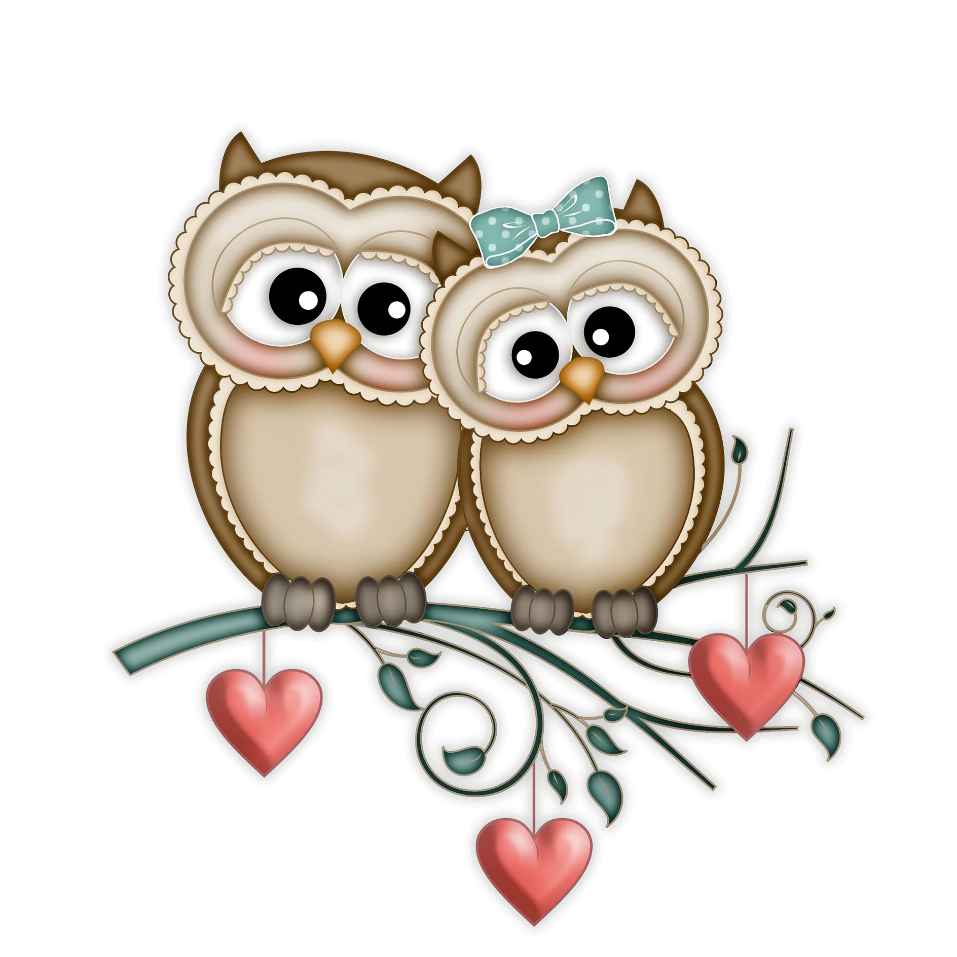 Любовь Дерево и пара Совы металла резки плашки милые животные кукла трафарет для