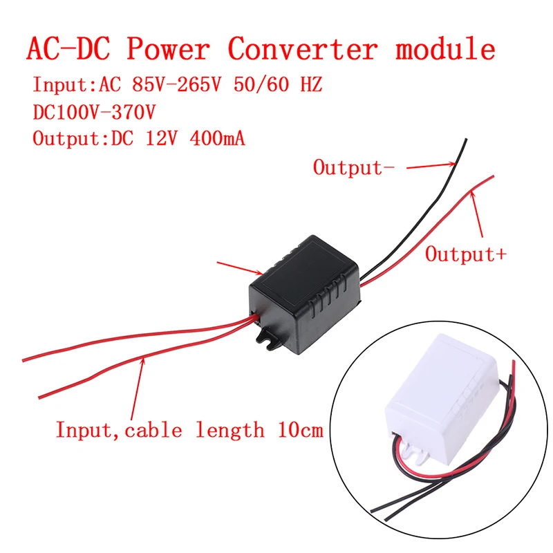Высокое качество AC DC 110V 220V 230V 12V 400MA конвертер Питание модуль адаптера|Адаптеры