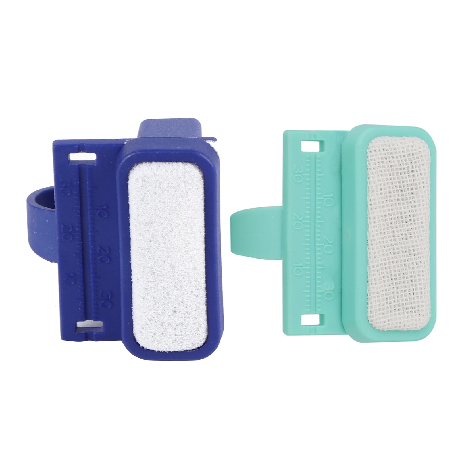 Голубая Пластиковая Стоматологическая эндодонтическая линейка для измерения