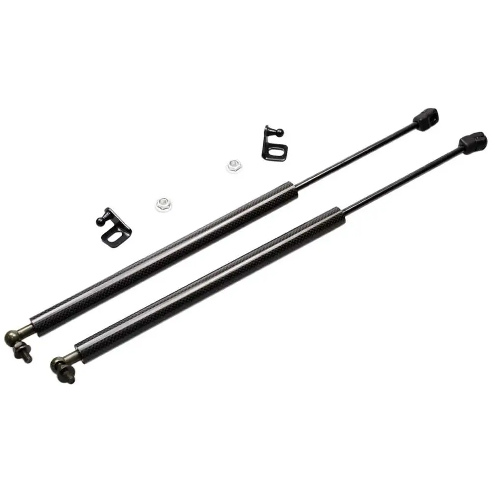 black carbon fiber Для EMG 6 MG 6- 2x авто передний капот из углеродного волокна модифицированные газовые стойки поддержка подъема амортизатор - Цвет: black carbon fiber