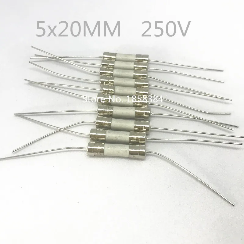 Бесплатная доставка 100 шт./лот 5*20 5x20 мм 0.5A 1A 2A 3A 5A 6.3A 8A 10A 12A 15A 20A 25A 30A 250В свинцовый