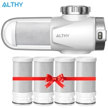 ALTHY ACF System Faucet Water Filter, Tap Water Purifier, Reduces Lead, Chlorine & Bad Taste NSF Certified 320-Gallon Kitchen