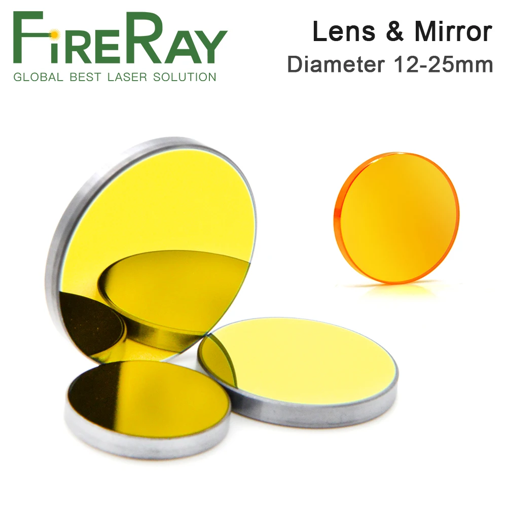FireRay CO2 ZnSe фокус объектива Dia.18 19 05 20 мм 3 шт. Si отражающее зеркало или молибденовое