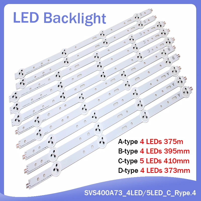 LED backlight 4/5lamp For Samsung 40 inch TV SVS400A73 40D1333B 40L1333B 40PFL3208T LTA400HM23 SVS400A79 40PFL3108T/60