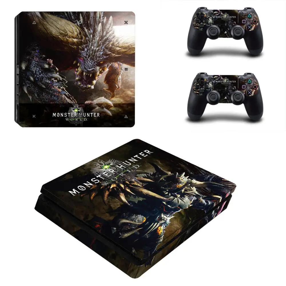 Игроманов костюм Монстер Хантер для Мир PS4 чехол игры Slim кожи Стикеры тонкий