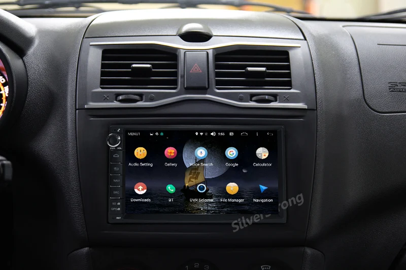SilverStrong Android9.0 автомобильный 2Din универсальный gps автомобильный DVD навигатор Android9.0 для LADA GRANTA без DVD Автомобильный плеер 707M3