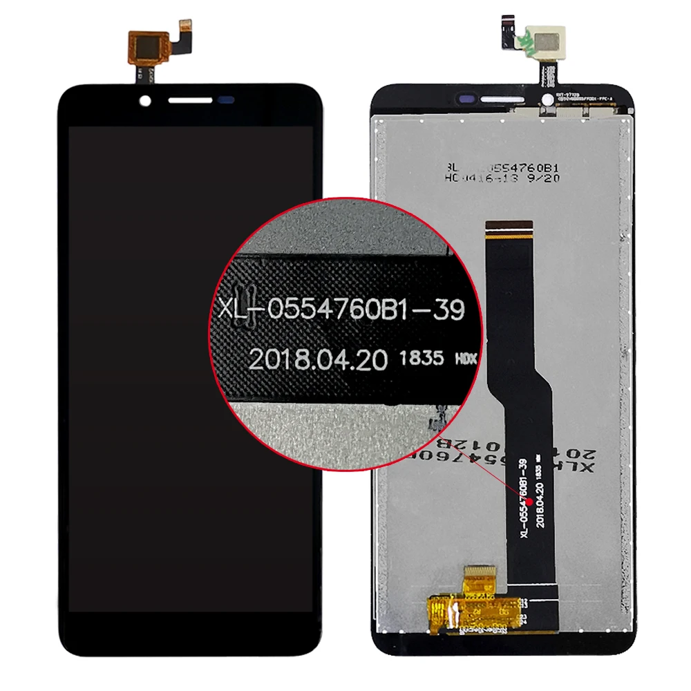 original tested for doogee x60l lcd display touch screen assembly repair part phone for doogee x60 screen lcd sensor with frame free global shipping