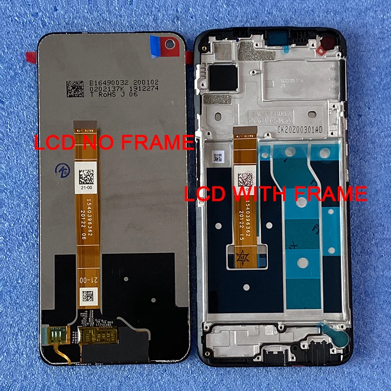 6 5 original axisinter for oppo realme 6 rmx2001 lcd display screentouch panel digitizer frame for oppo realme 6s rmx2002 free global shipping