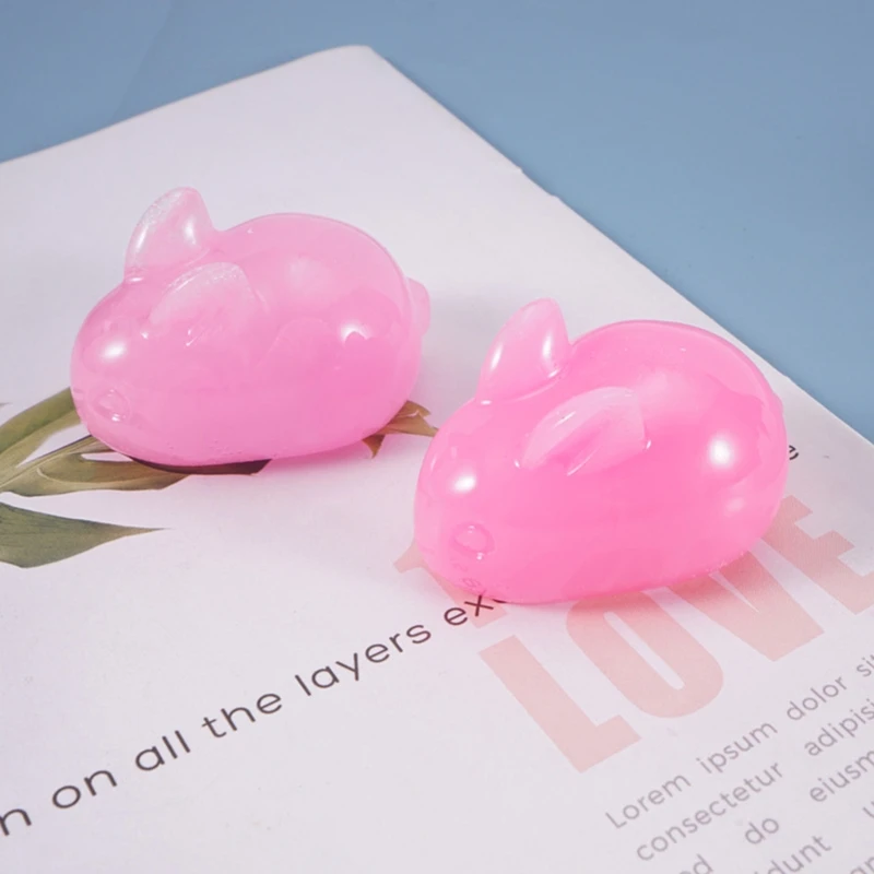 

Cute 3D Rabbit Pendant Casting Silicone Mould DIY Craft Crystal Epoxy Resin Mold W0YA