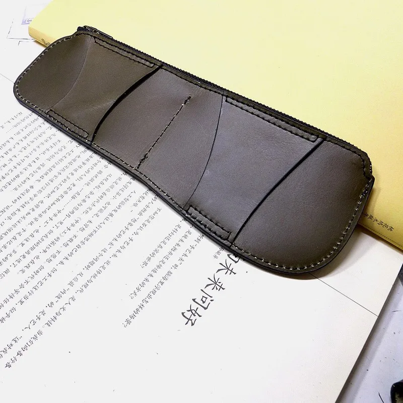 Ультратонкий кожаный поясной кошелек на молнии для мужчин и женщин |