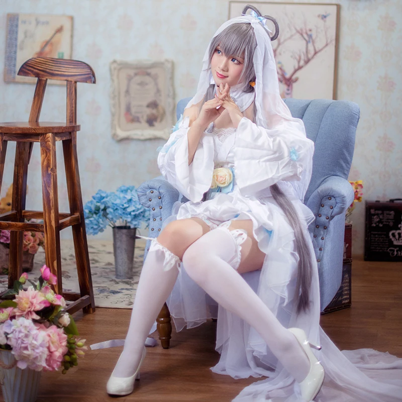 

Luo Tianyi Vsinger Cosplay V Luo Tianyi Cosplay Costume Halloween Costumes Cheongsam Flower Wedding Dress Summer Dress Female