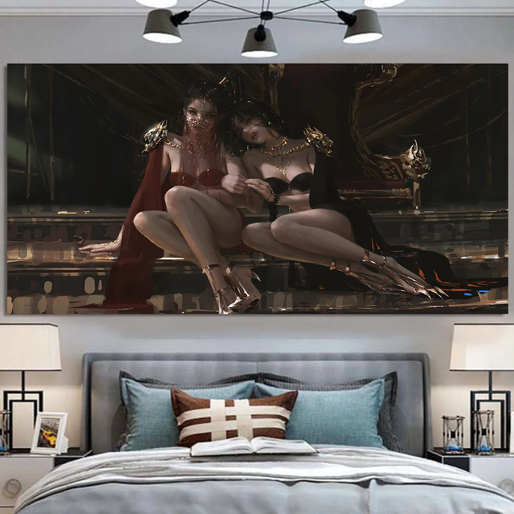 Настенный гобелен с призрачным ножом в стиле аниме украшение для общежития