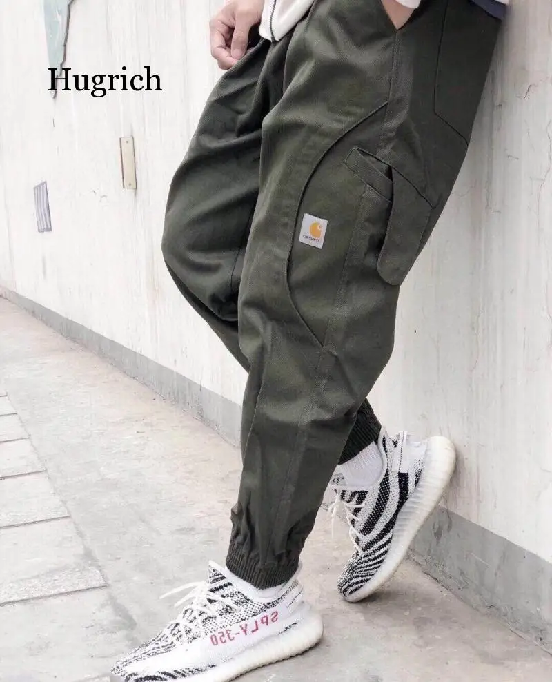 

Новинка весна-осень 2021, мужские брюки, модный трендовый Повседневный и удобный комбинезон для пар с мультипликационными карманами