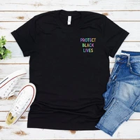 protect black lives unisex t shirt blm equality social justice shirt black lives matter tee graphic tops