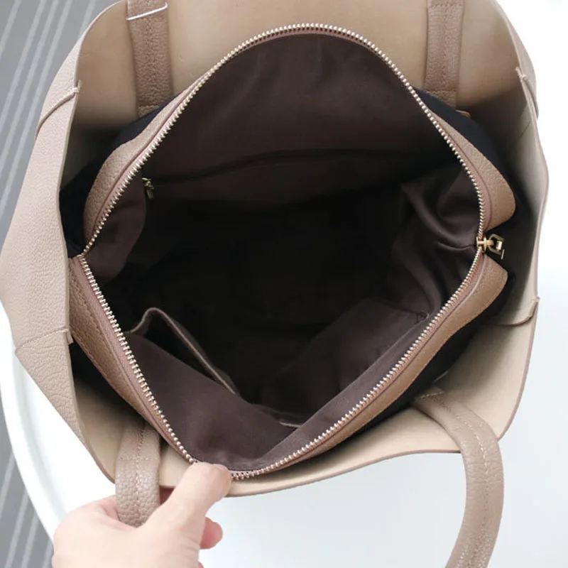 Женская сумка тоут для покупок из натуральной кожи высококачественный