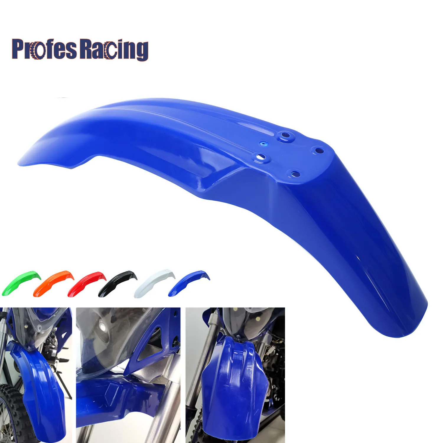 

Motorcycle Plastic Front Fenders Mudguard Fender for YZ WR XR CRF KLX KX RM RMZ DR DRZ 125 250 450 Universal 7 Colors Mud Guards