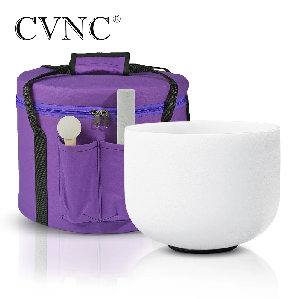 CVNC 8 Дюймовый Матовый кварцевая Хрустальная Поющая чаша C Note корневая чакра для