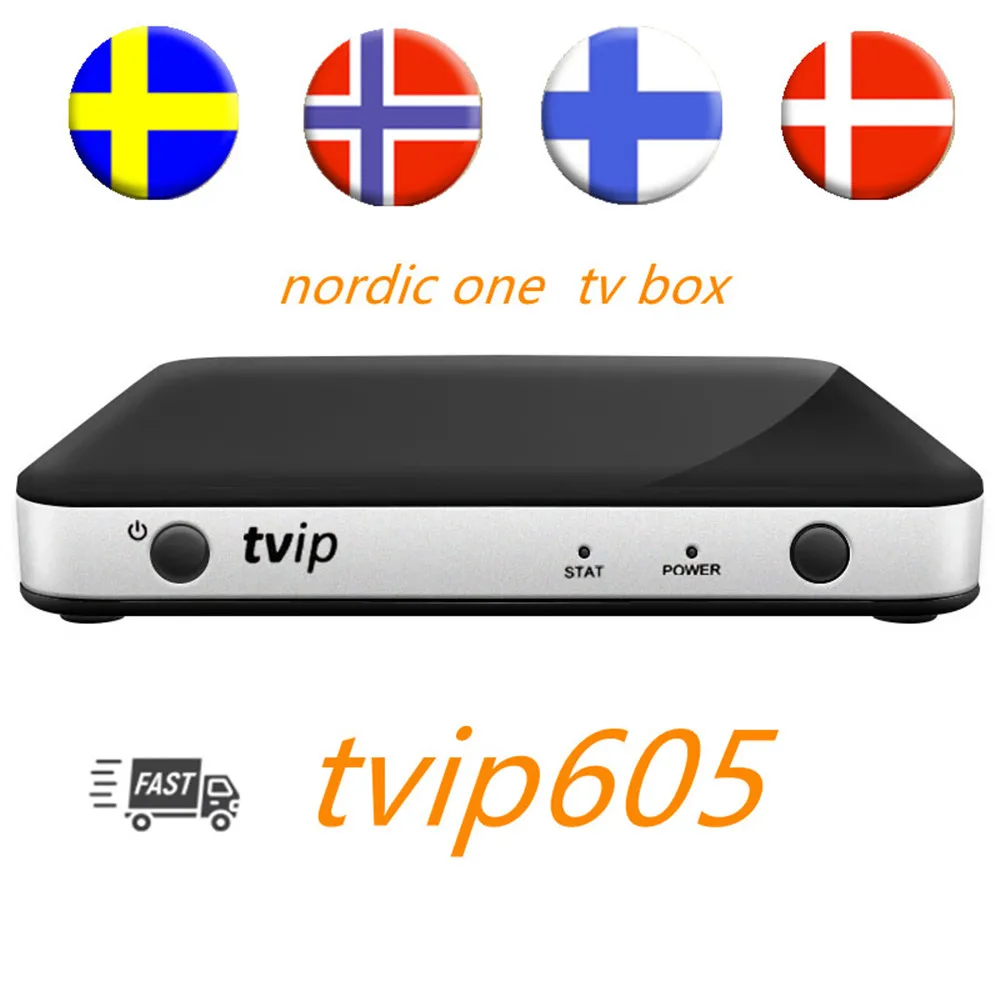 

Amazing Tvip605 Nordic one Tv Box Amlogic S905X Android and Linux system iptv Set top Box Tvip605 4K