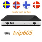 ТВ-приставка Tvip605 Nordic one Amlogic S905X, ТВ-приставка iptv с системами Android и Linux, Tvip605 4K