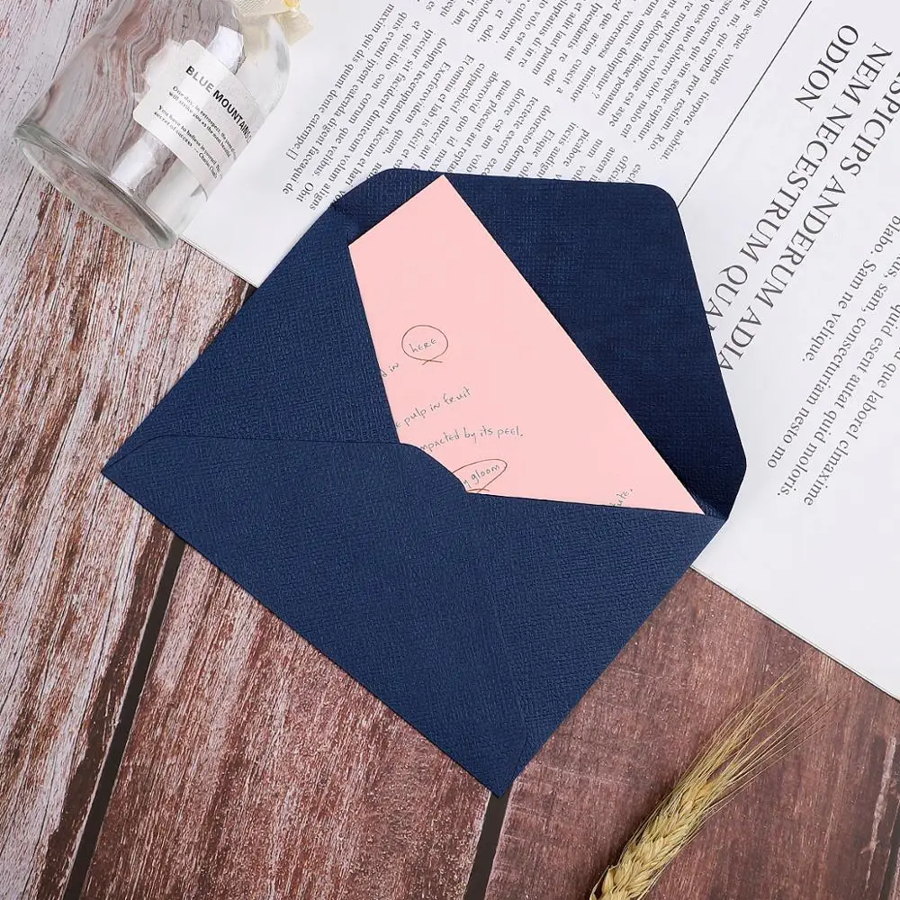 10pcs/set Retro Colored Blank Kraft Paper Envelopes Party Invitation Envelope Specialty paper Greeting Cards Gift | Канцтовары для