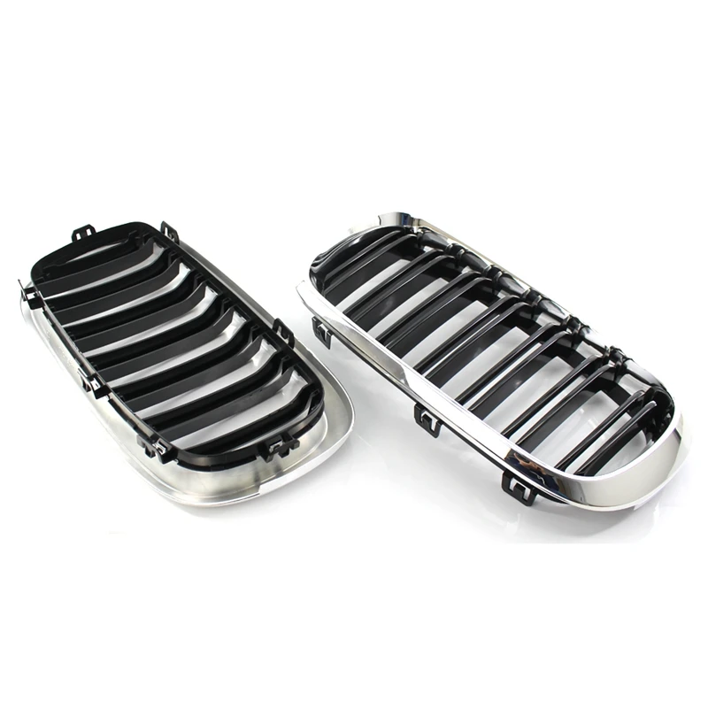 

Car Front Kidney Grille Grill For-BMW F15 X5 2015-2018 Double Line