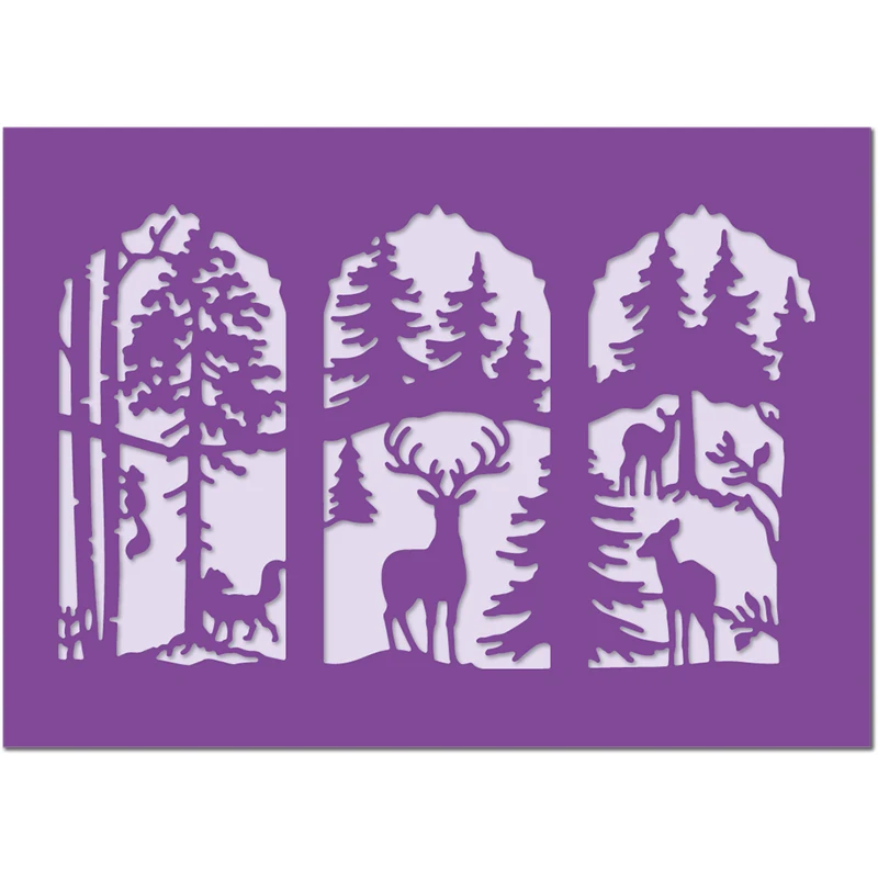

Tree Deer Metal Cutting Dies Diy Molds Scrapbooking Paper Making Crafts Template Handmade Decoration 2021 New