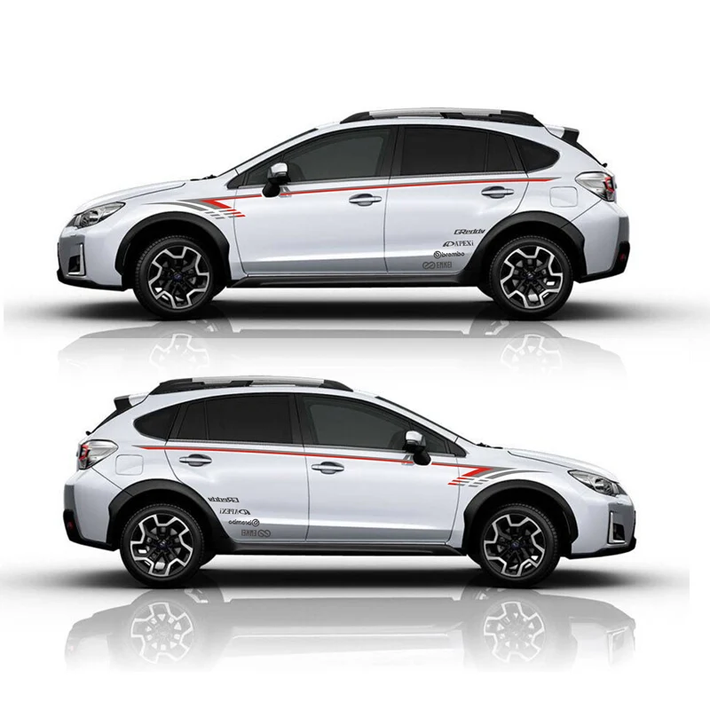 Спортивные полосы автомобильные наклейки для Subaru XV EyeSight 2.0I Mark Levinson спортивные с