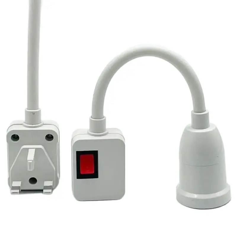 Светодиодная лампа E27 Socket Base Holder Adapter Converter с переключателем EU US UK Plug