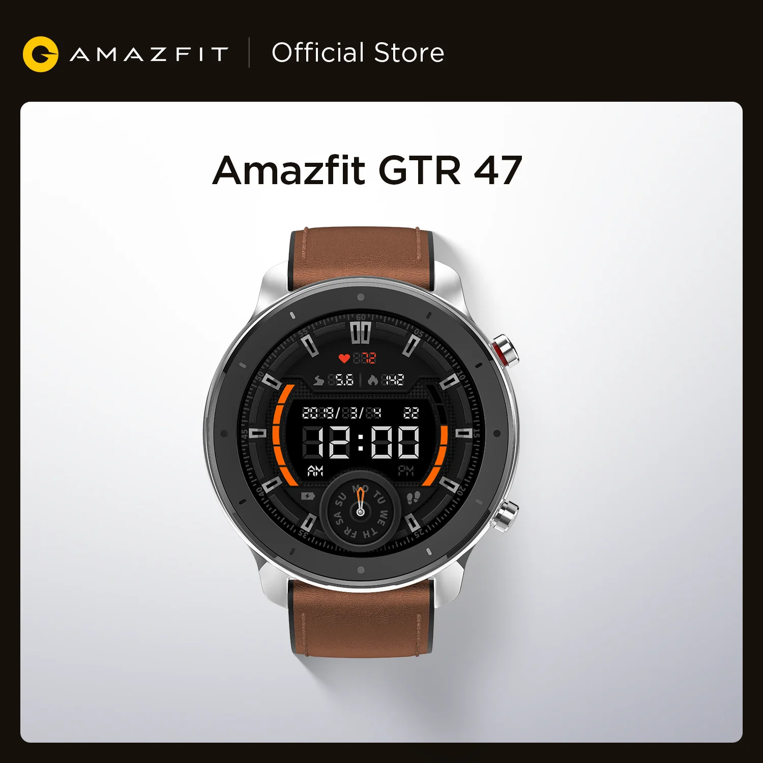 [Доставка из Испании и Польши] Смарт часы 47 мм Amazfit GTR глобальная версия 5ATM 24 дня